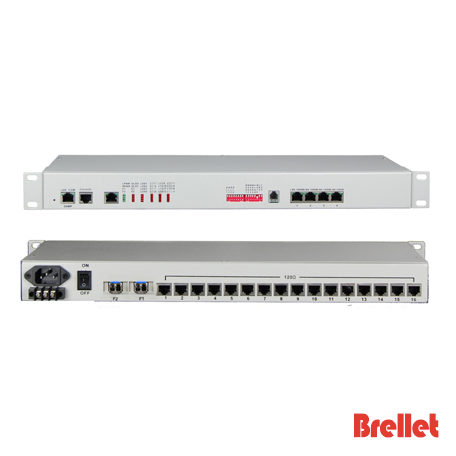 16E1+4GE PDH Fiber Optic Multiplexer