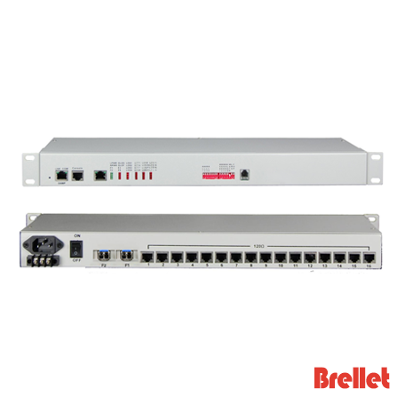 16E1 PDH Fiber Optic Multiplexer